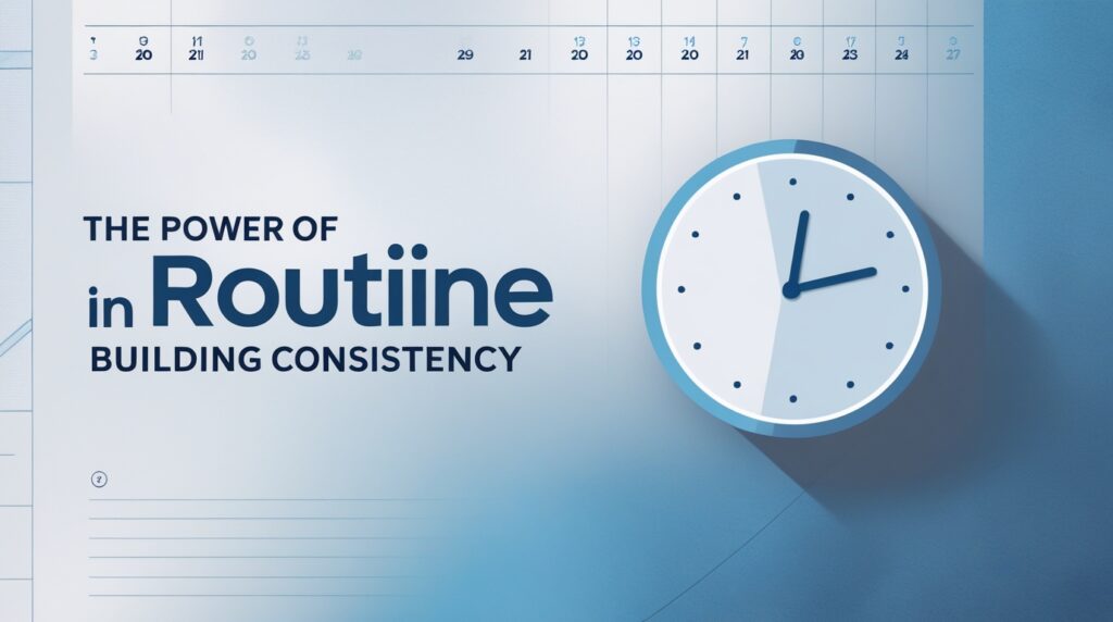 The Power of Routine in Building Consistency