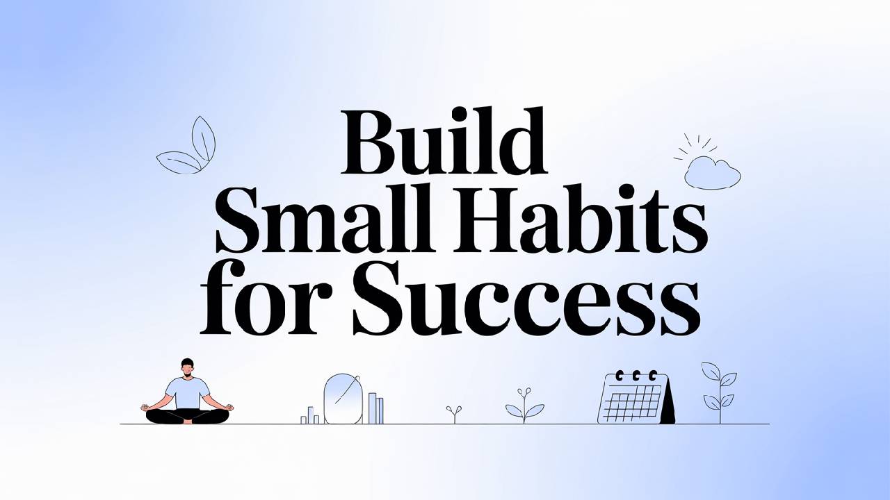 Build Small Habits for Success in the Modern Era