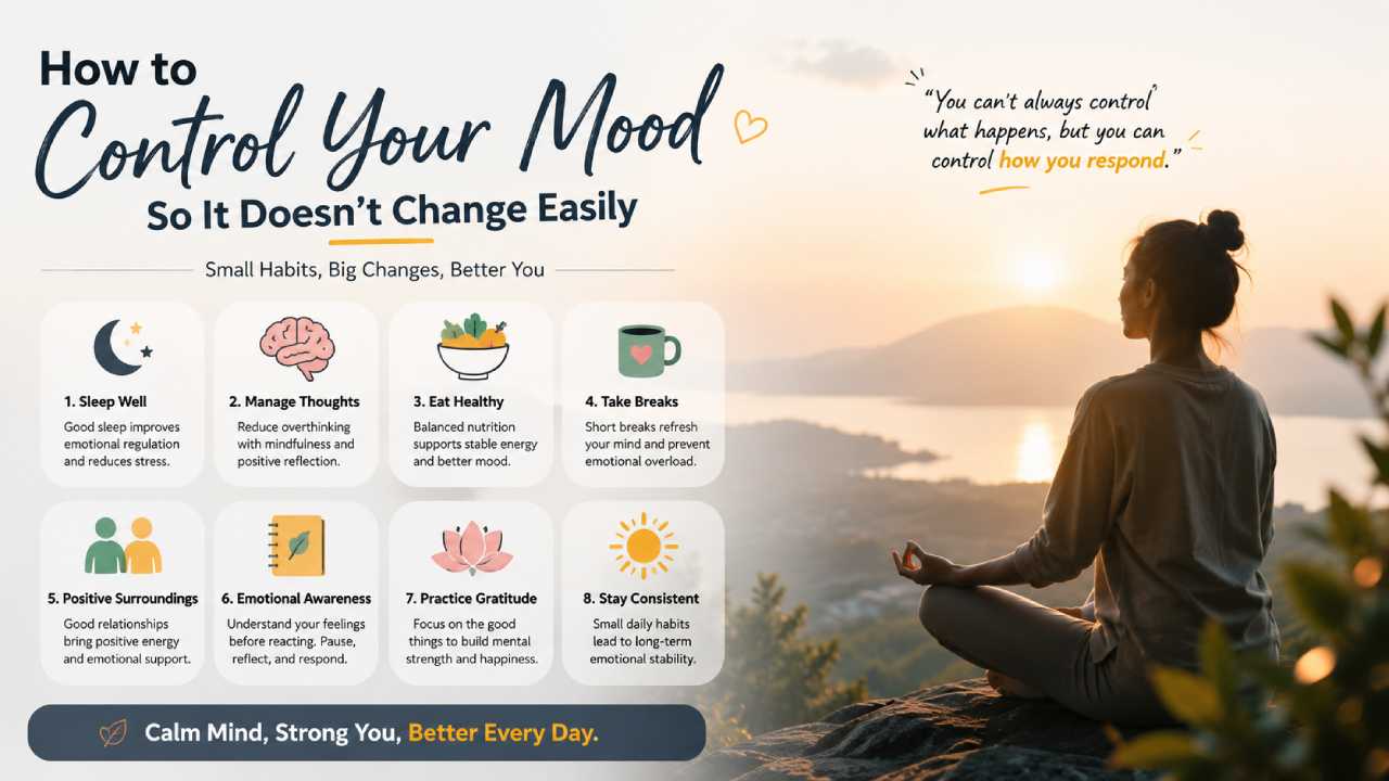How to Control Your Mood So It Doesn't Change Easily