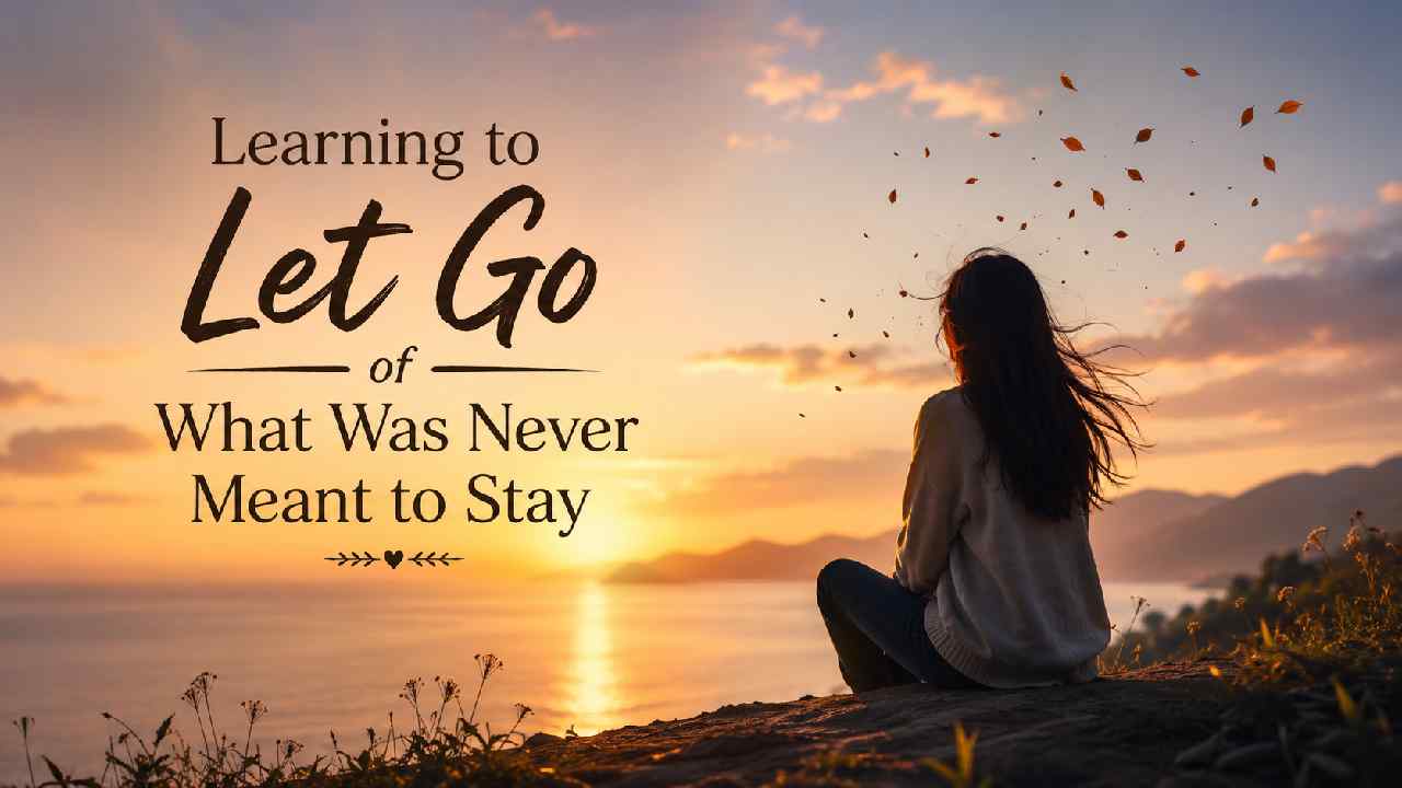 Learning to Let Go of What Was Never Meant to Stay