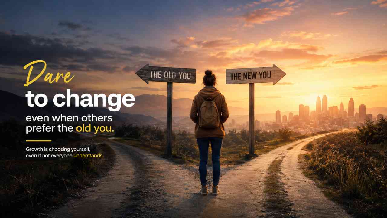 Dare to Change Even When Others Prefer the Old You